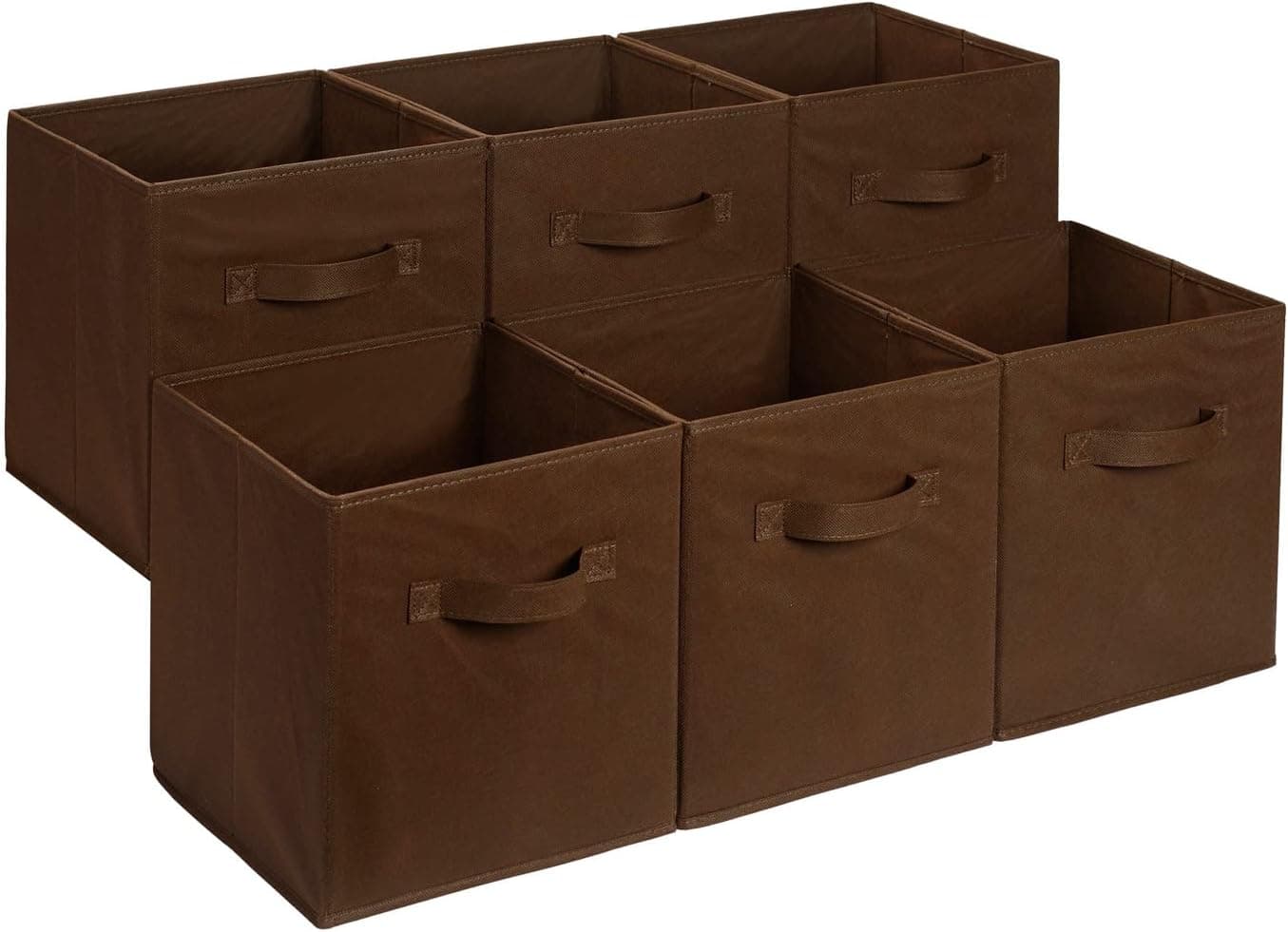 Amazon Basics Cube Organizer Storage Bins with Handles