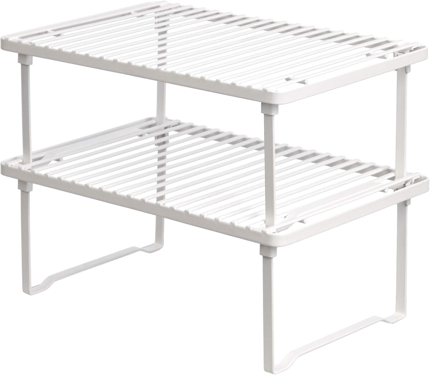 Amazon Basics Stackable Metal Kitchen Storage Shelves
